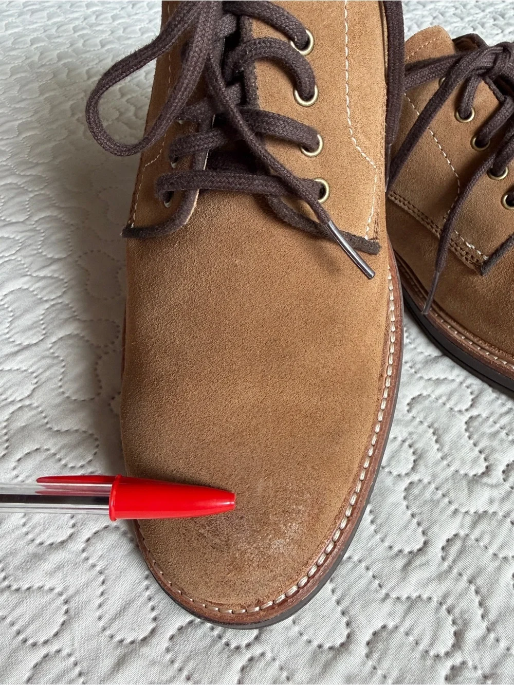 UGG Jovic Buck Men’s Chesnut Tan Suede With ENERG Comfort System Insole Size 10